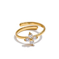 Gold Clove Ring