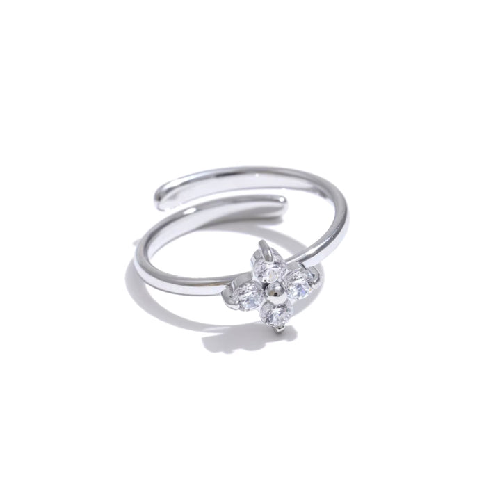 Silver Clove Ring