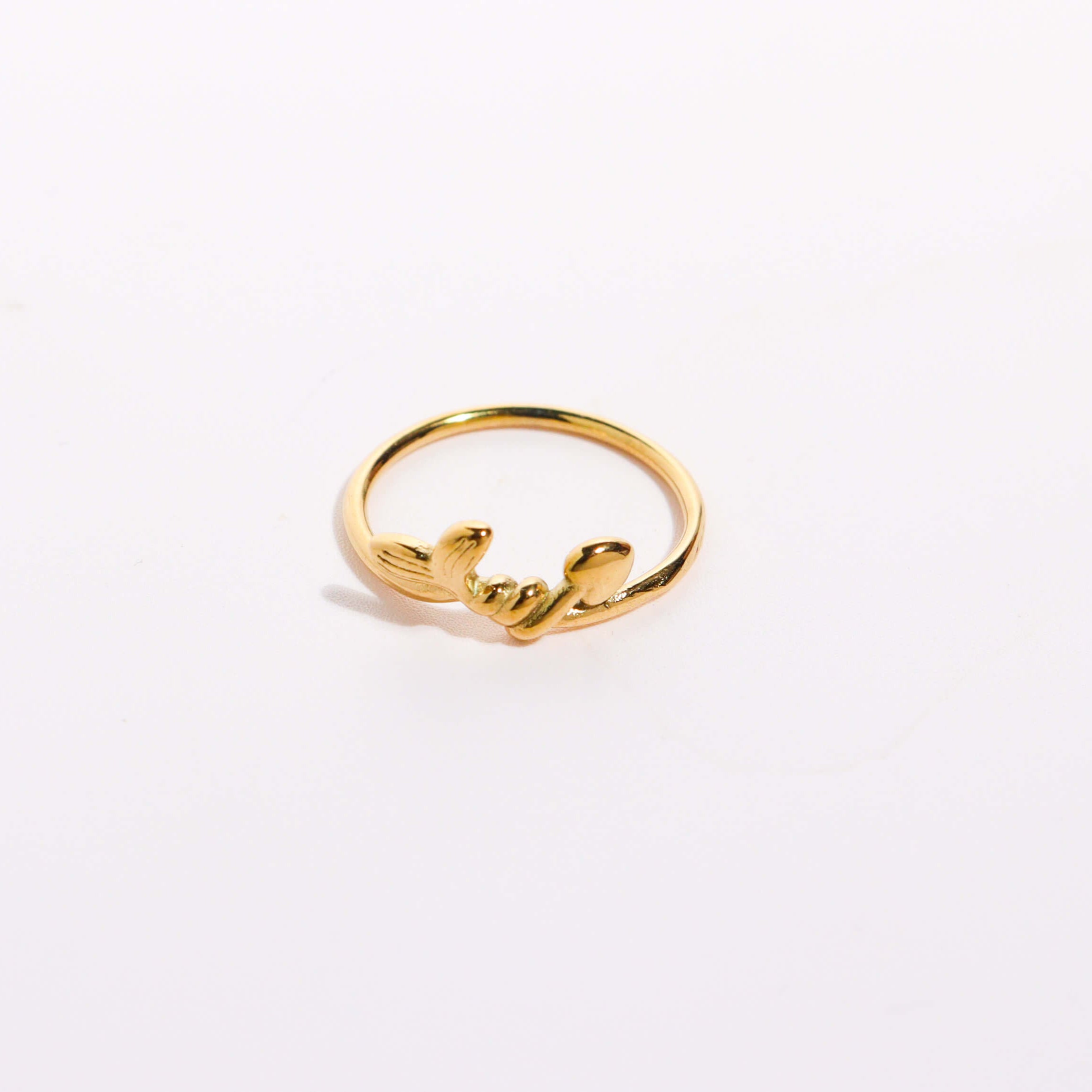 Sprouting Gold Ring