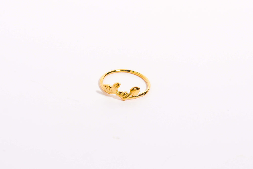 Sprouting Gold Ring