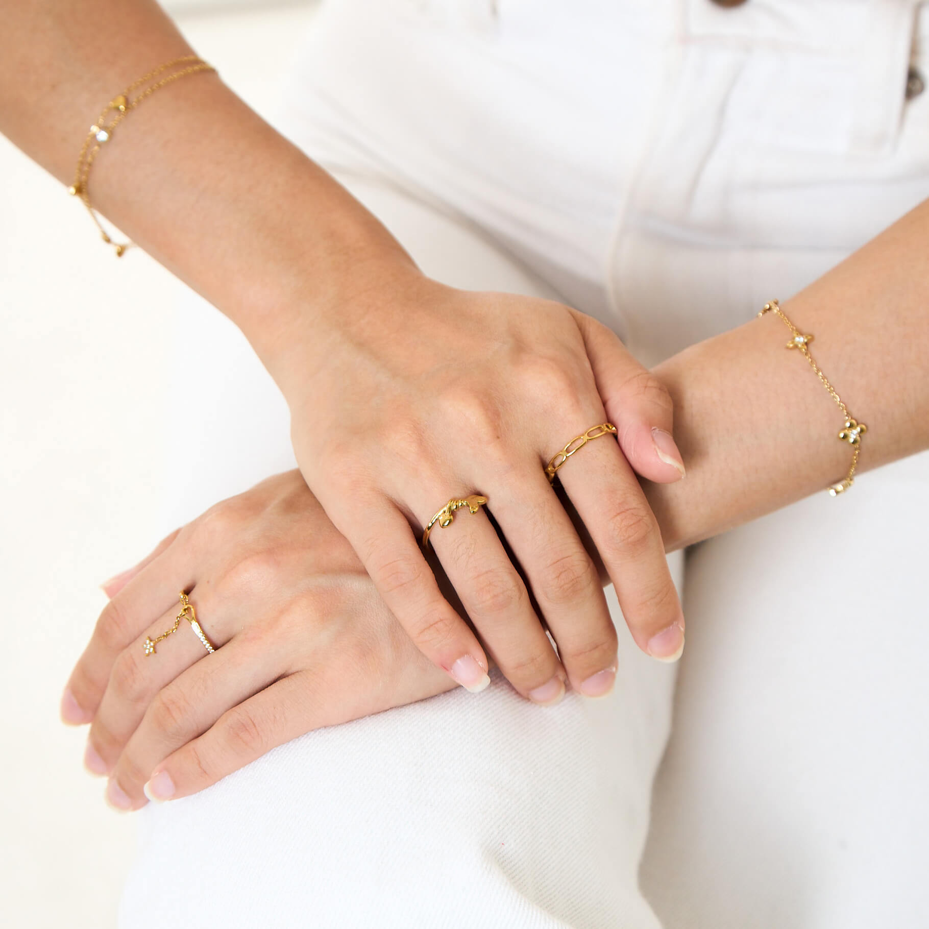 Petite Chain Gold Ring
