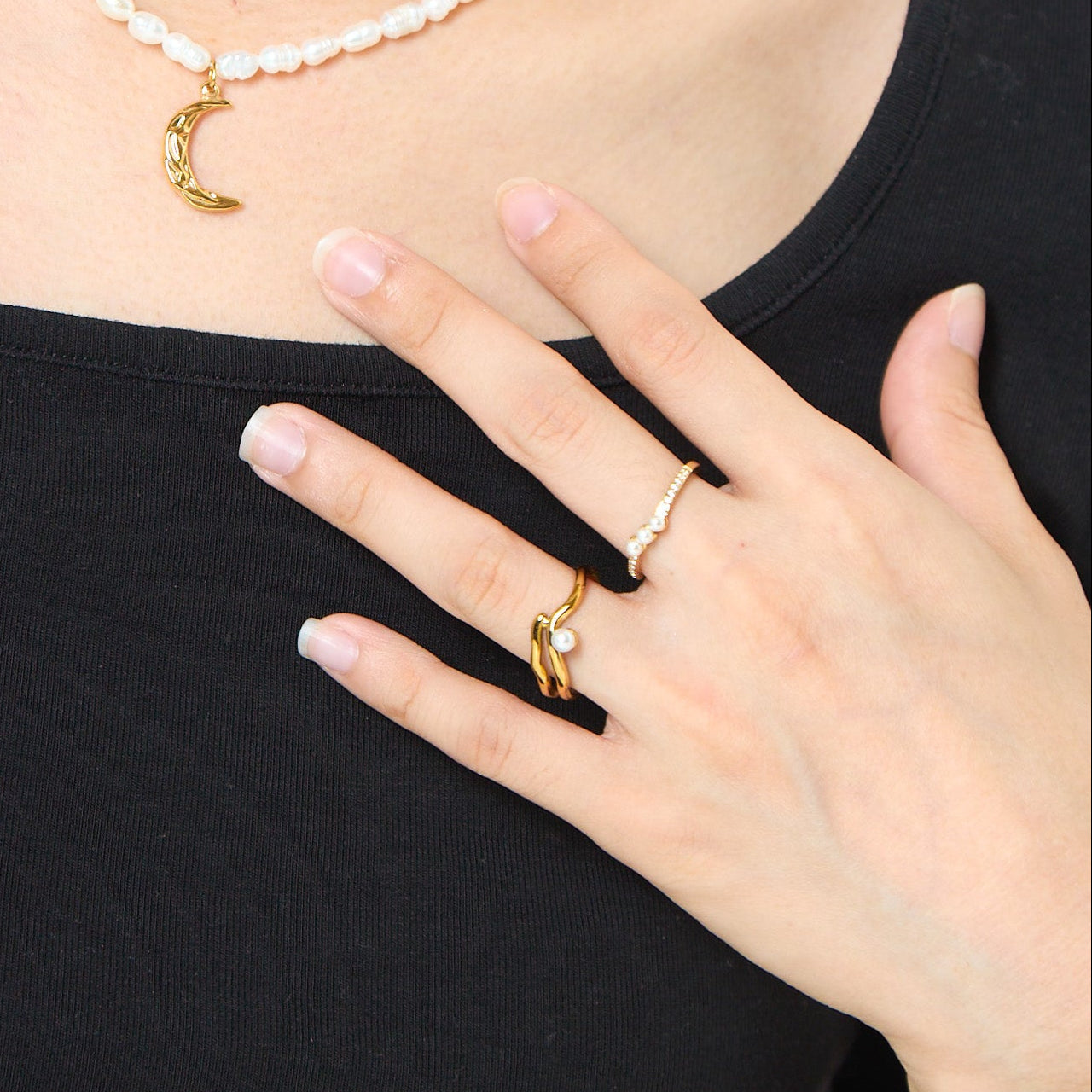 Whiteley Pearl Ring