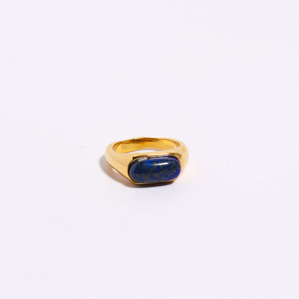 Intuition Lapis Gold Ring