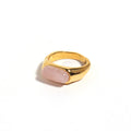 Petalite Gold Ring