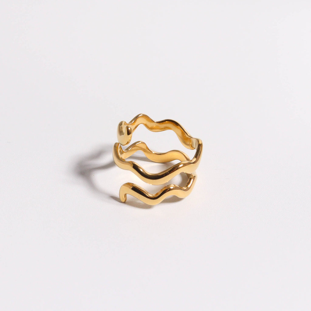 Nehebkau Gold Ring