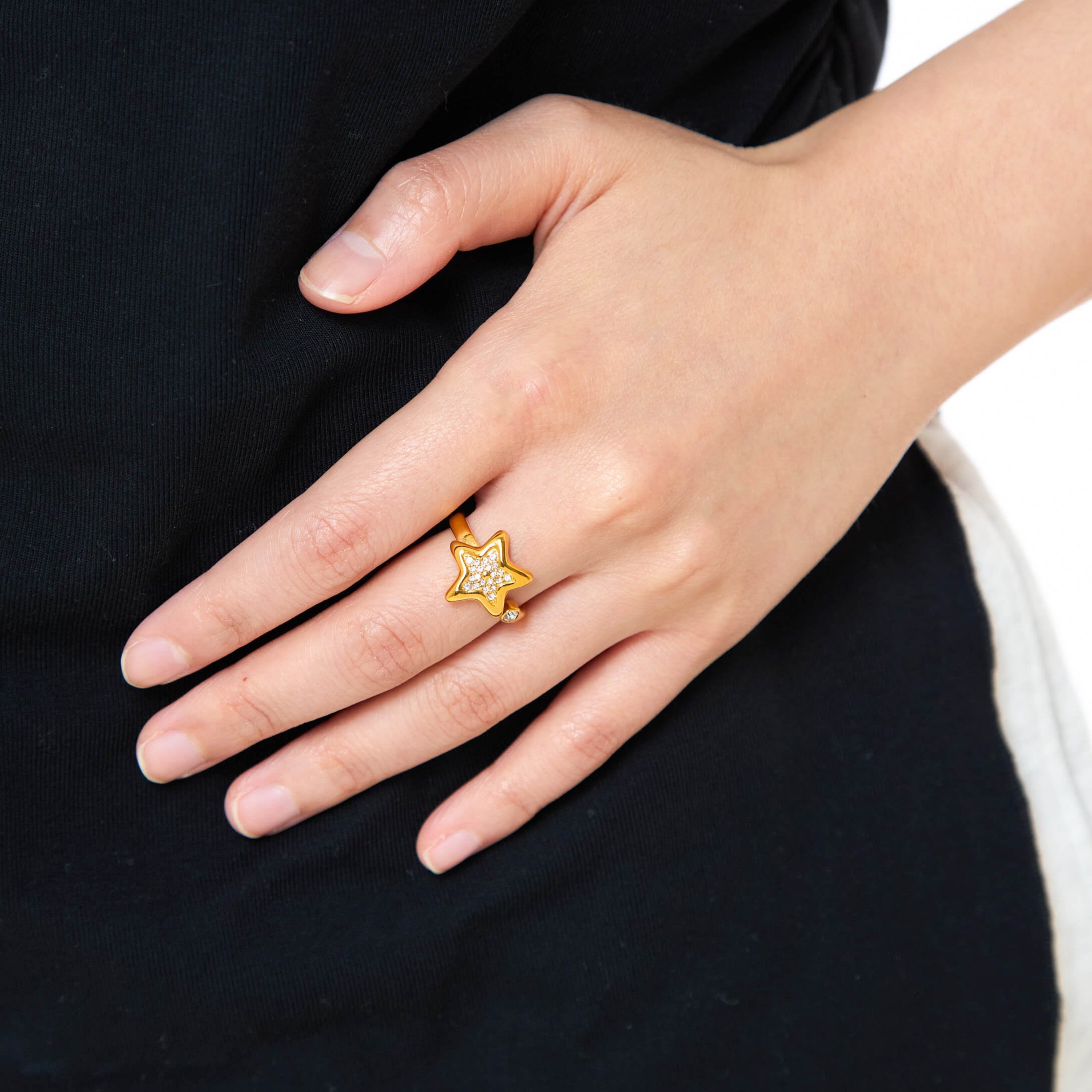 A Star Born Gold Ring