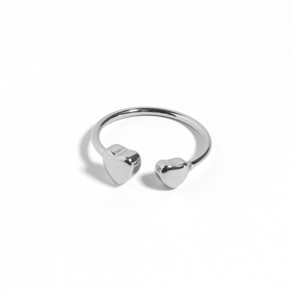 Two-gather We are Love Silver Ring
