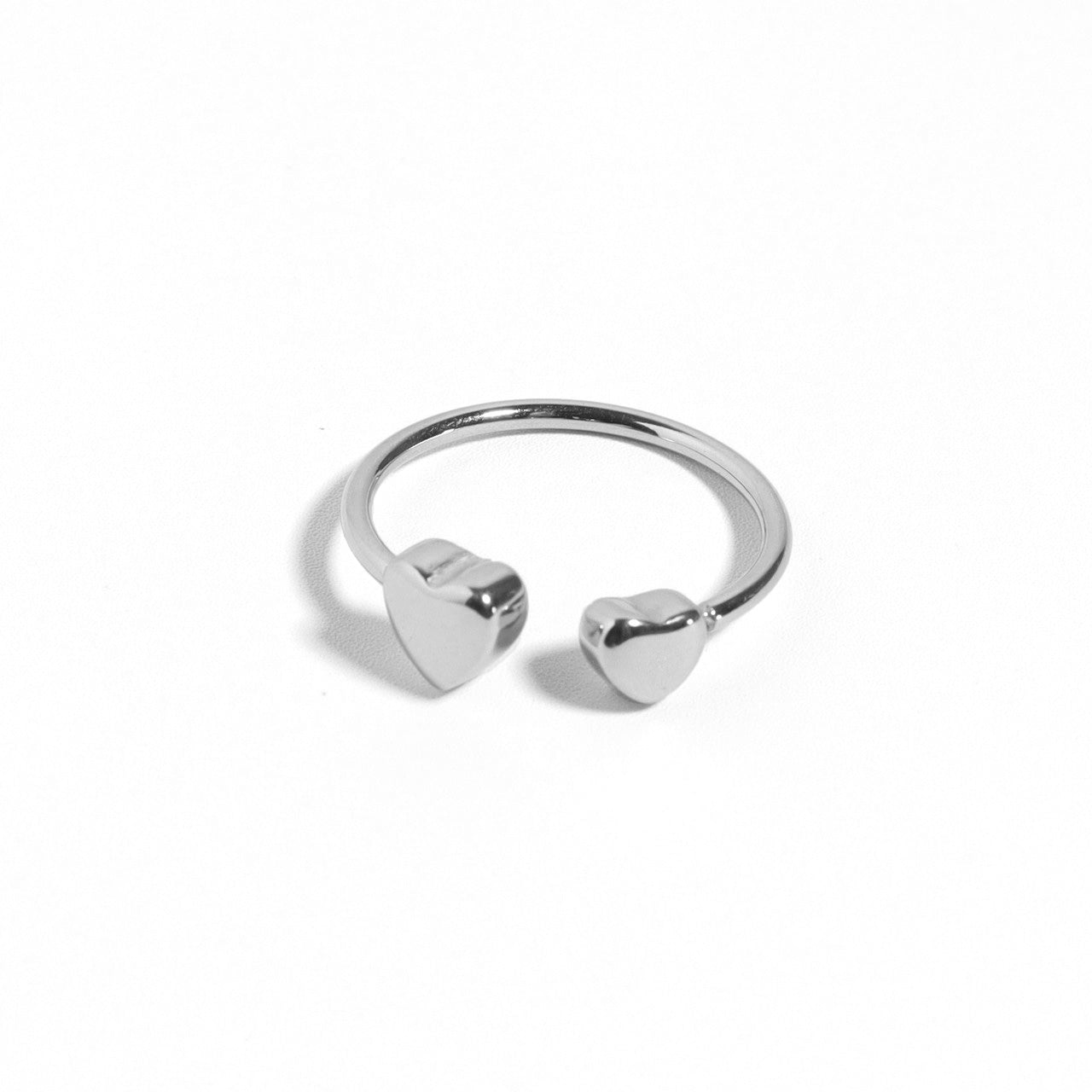 Two-gather We are Love Silver Ring