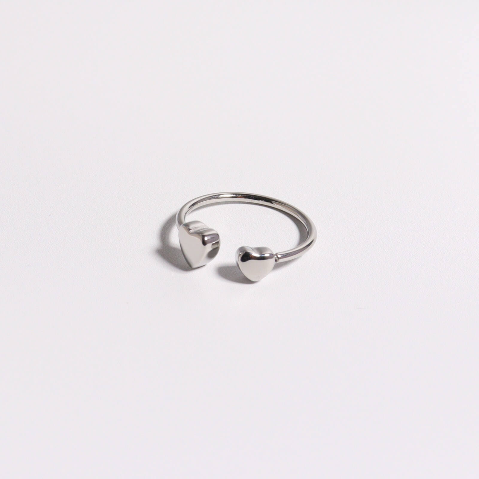 Two-gather We are Love Silver Ring