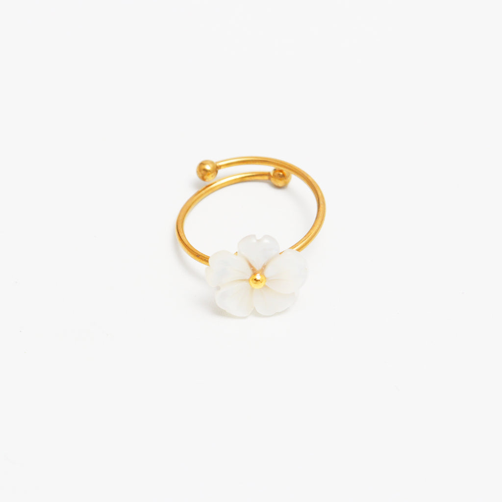 Single Bloomer Gold Ring