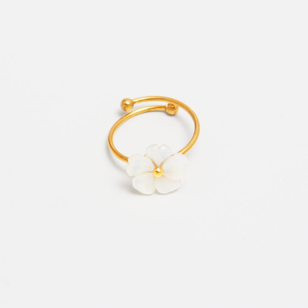 Single Bloomer Gold Ring