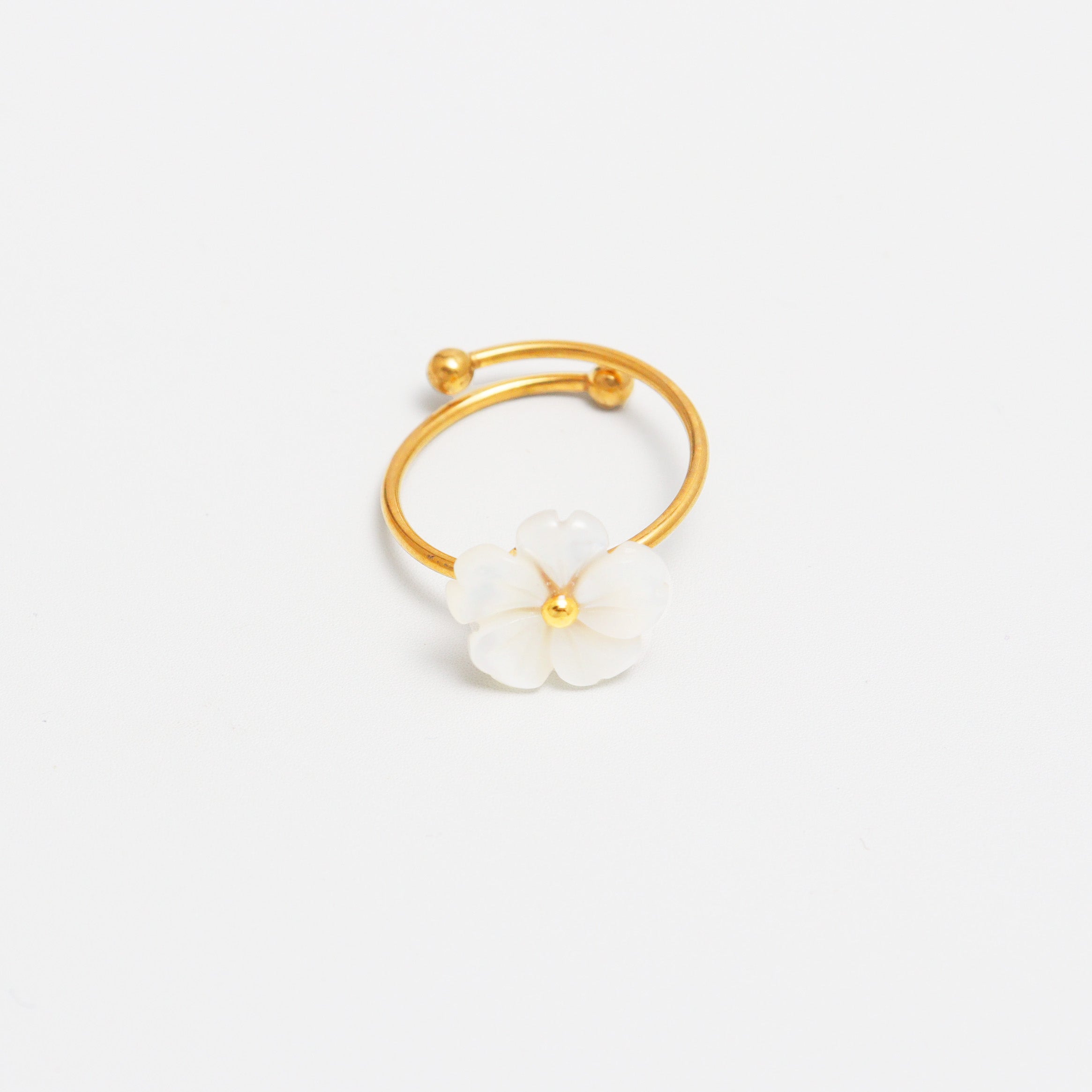 Single Bloomer Gold Ring