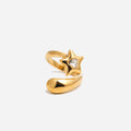 Hearted Meteor Gold Bold Ring