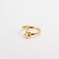 Clear Night Sky Minor Gold Ring