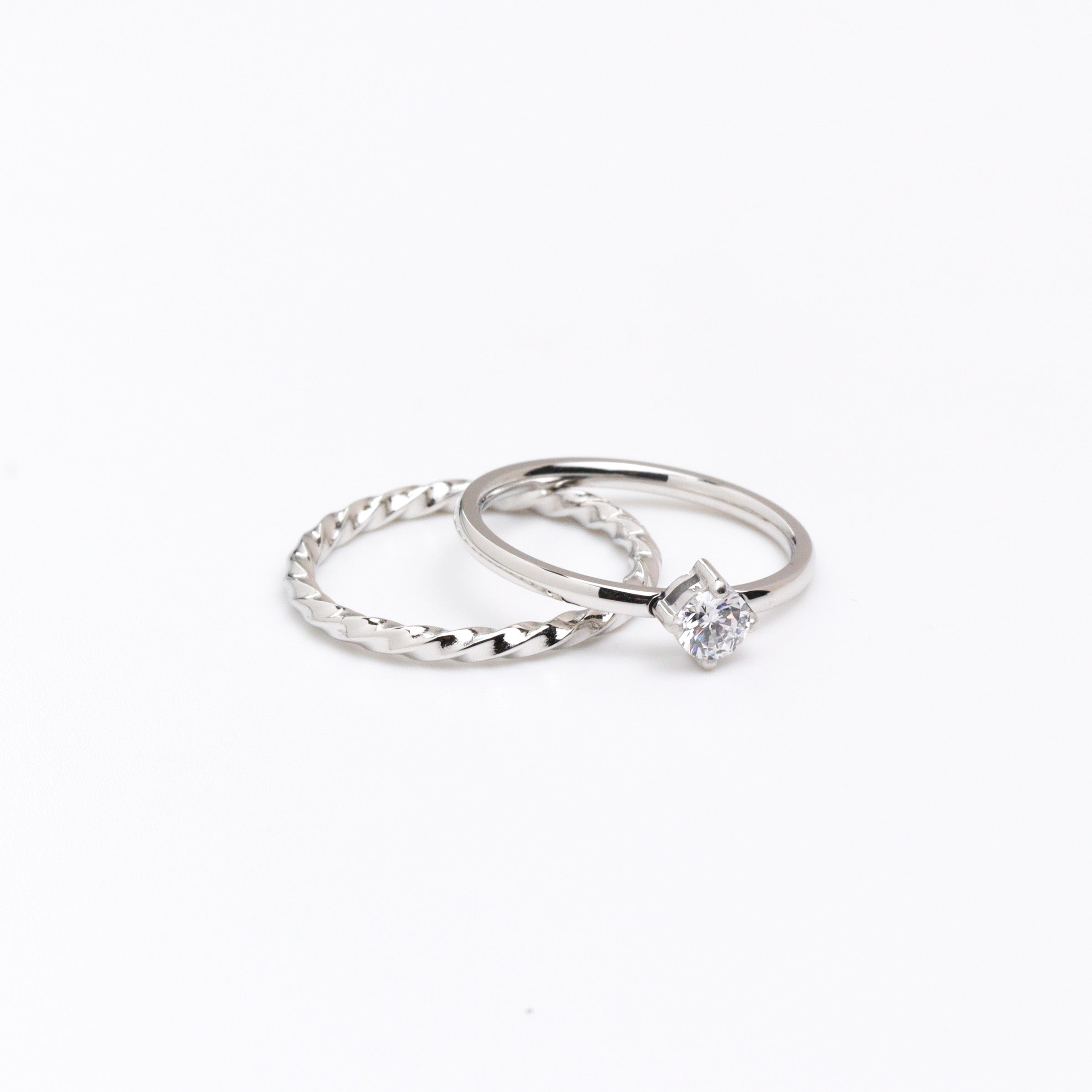 DZ Twins Silver Ring