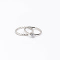 DZ Twins Silver Ring