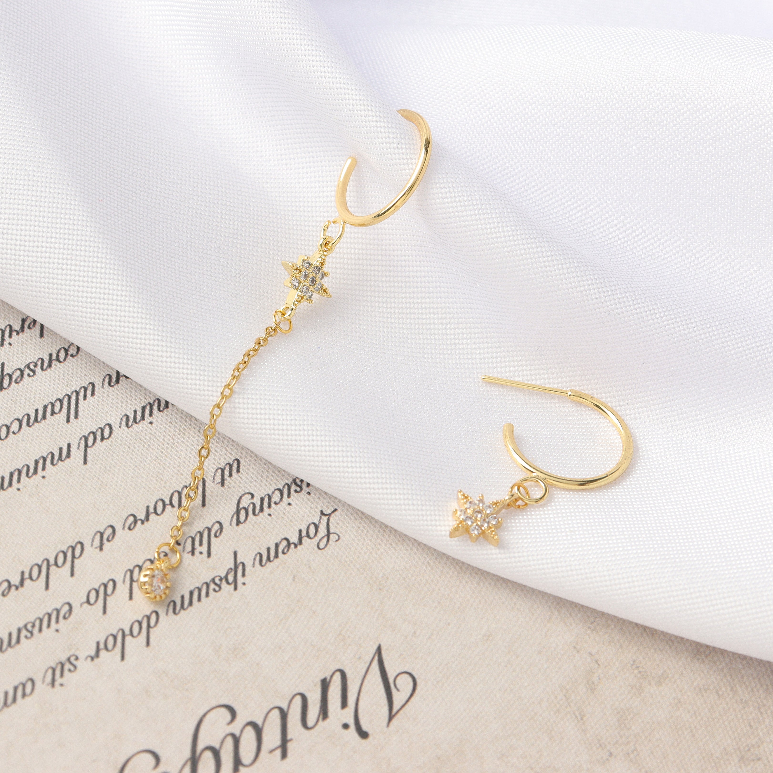 Gabriel Star Earrings