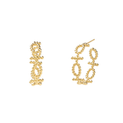 Weave C-Hoop Earrings