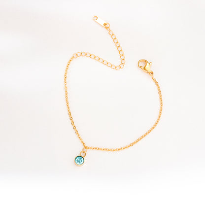 Personalised Birthstone Bracelet