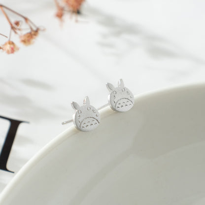 Totoro Silver 925 Earrings