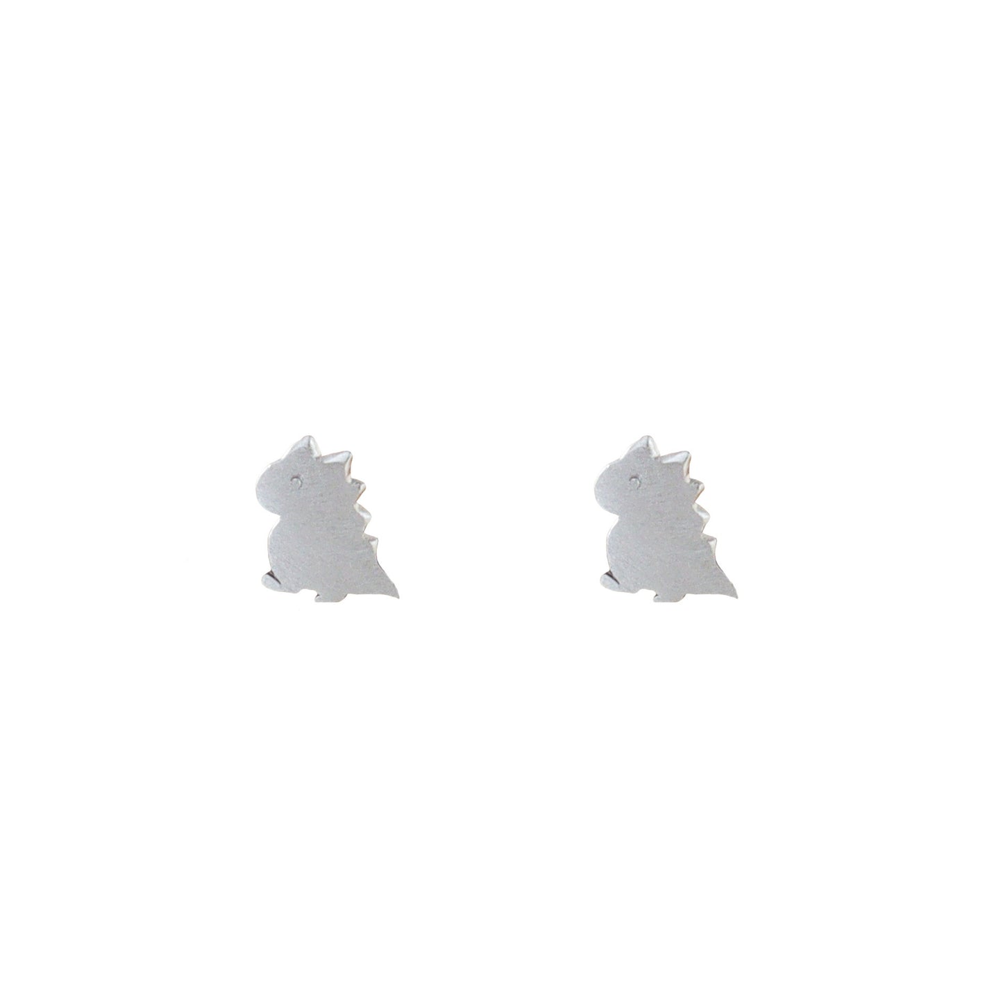 Tiny Dinosaur Silver 925 Earrings