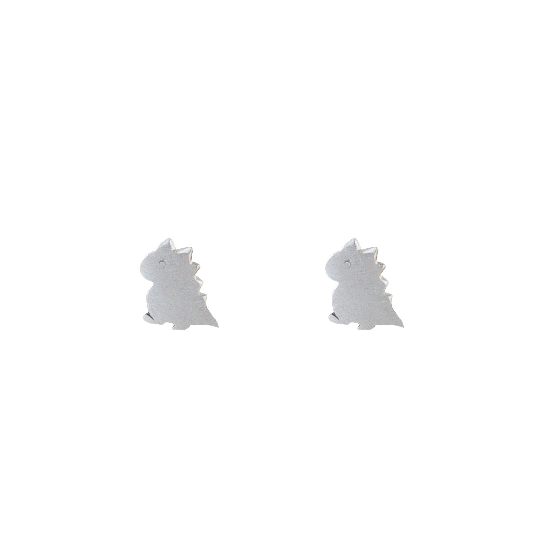 Tiny Dinosaur Silver 925 Earrings