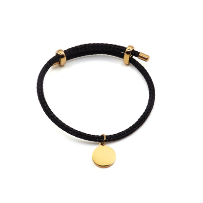 Engrave Your Charm Leather Bracelet