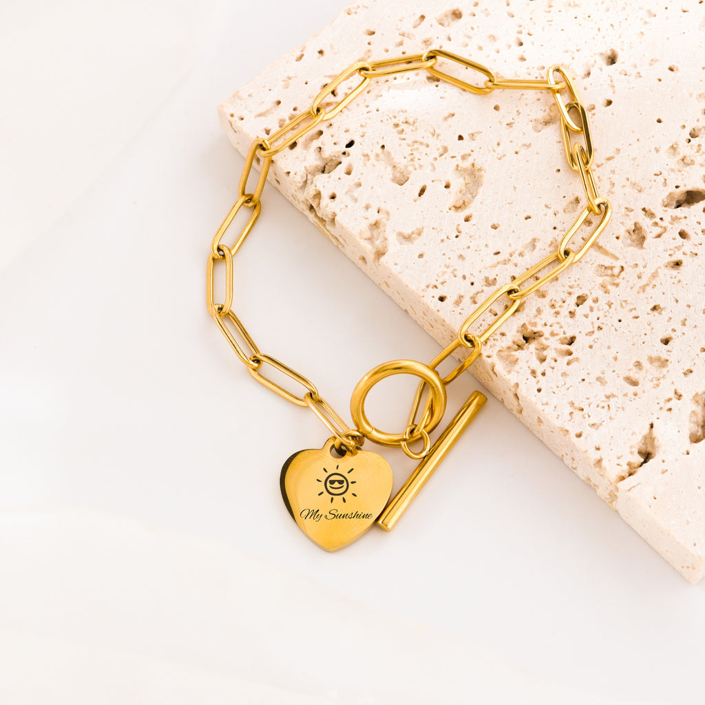 Engrave Your Love Charm Bracelet