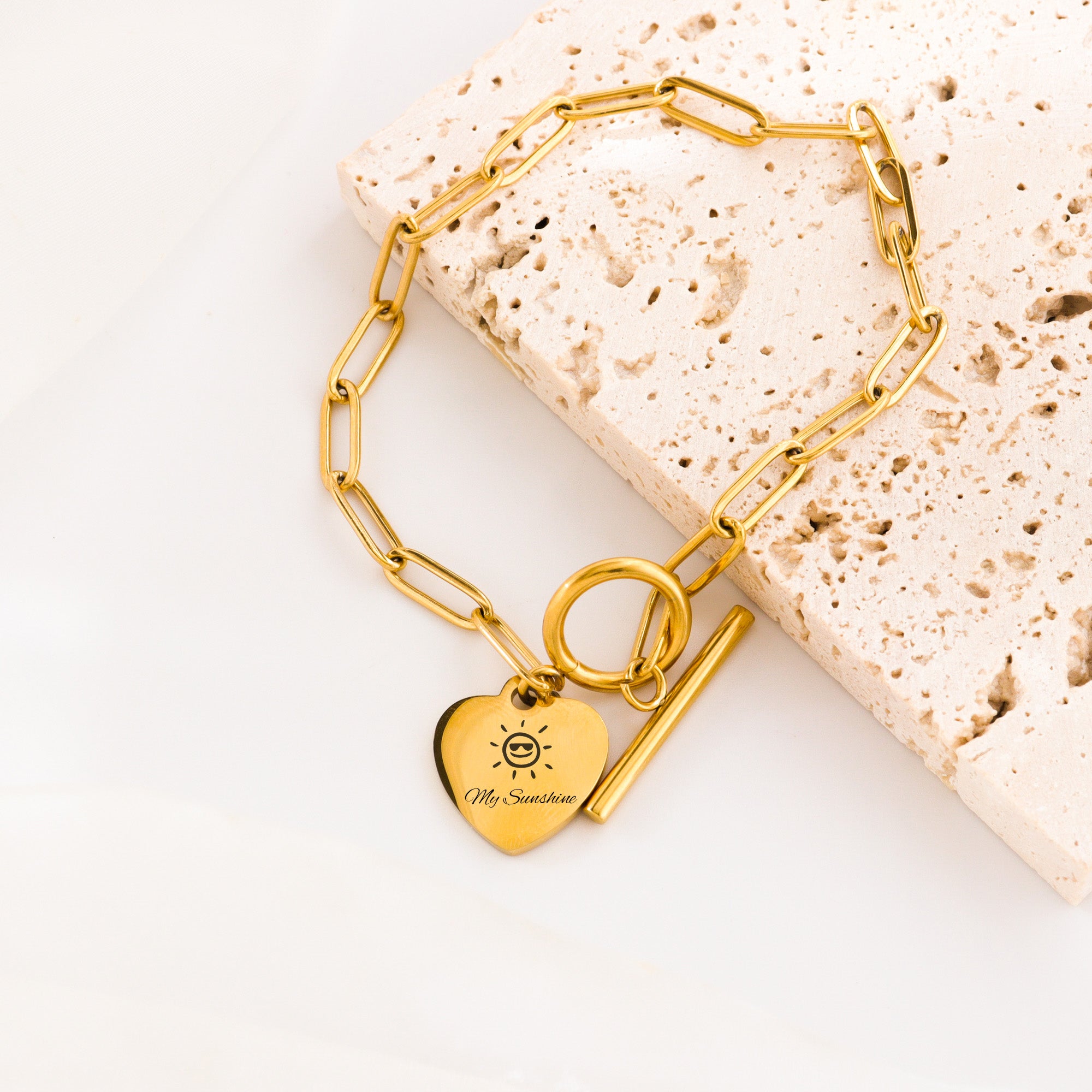 Engrave Your Love Charm Bracelet