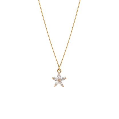Plumeria Gold Necklace