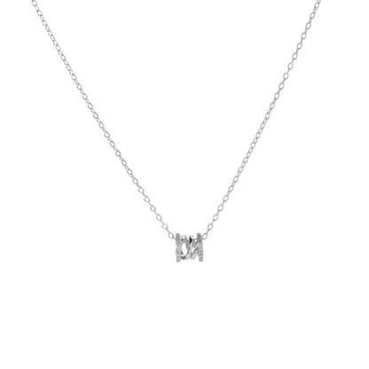 Double Helix Silver 925 Necklace