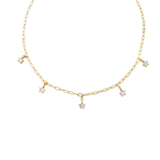 Glistar Gold Choker Necklace