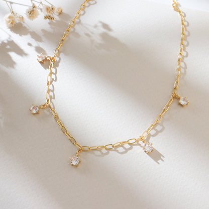 Glistar Gold Choker Necklace