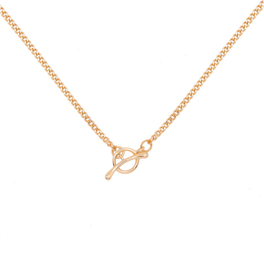 OT Toggle Round Chain Gold Necklace