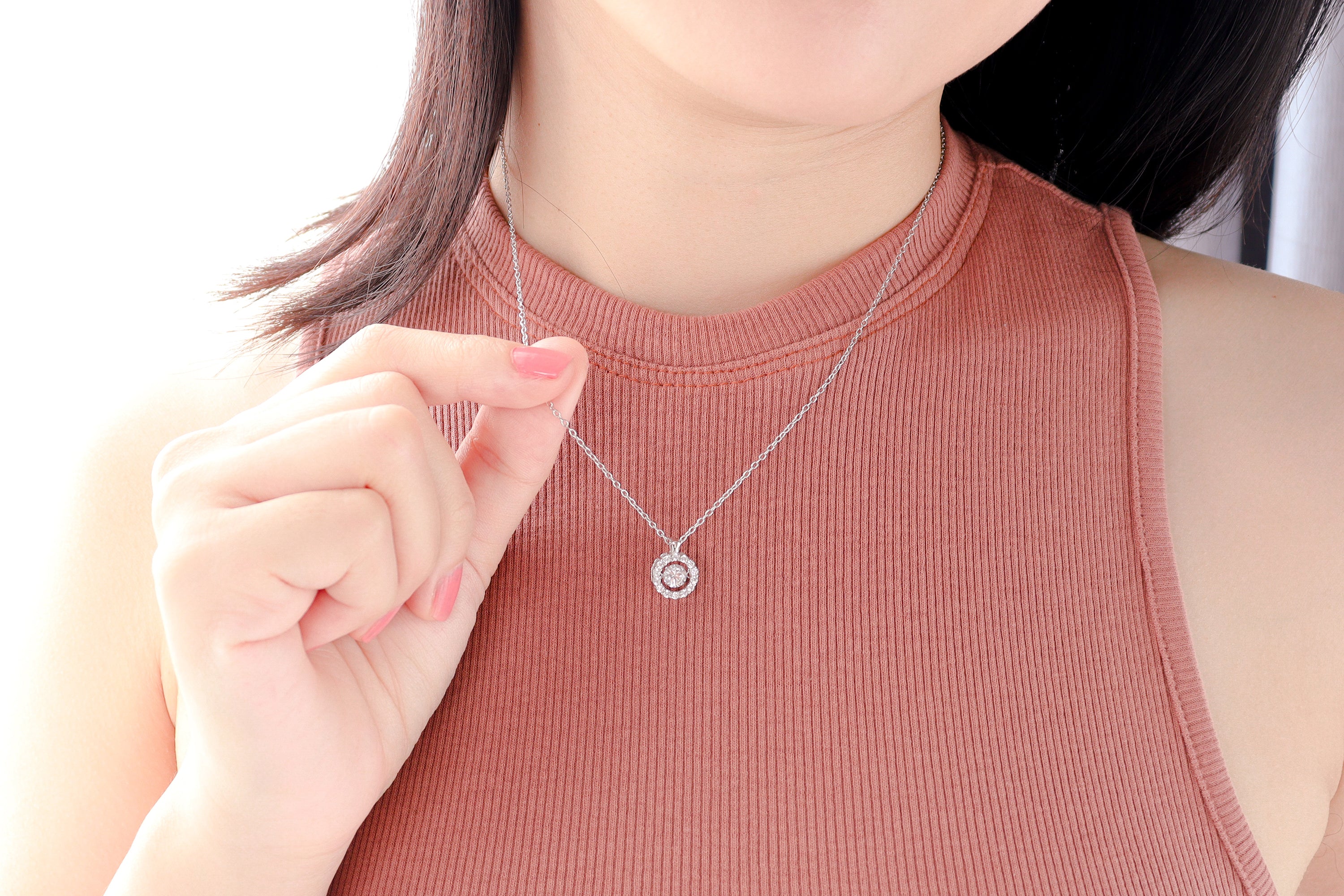 I Valor Dancing Silver 925 Necklace
