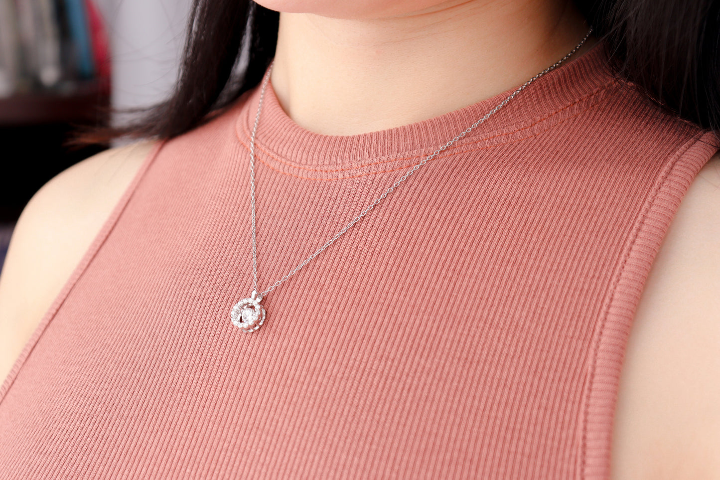 I Valor Dancing Silver 925 Necklace