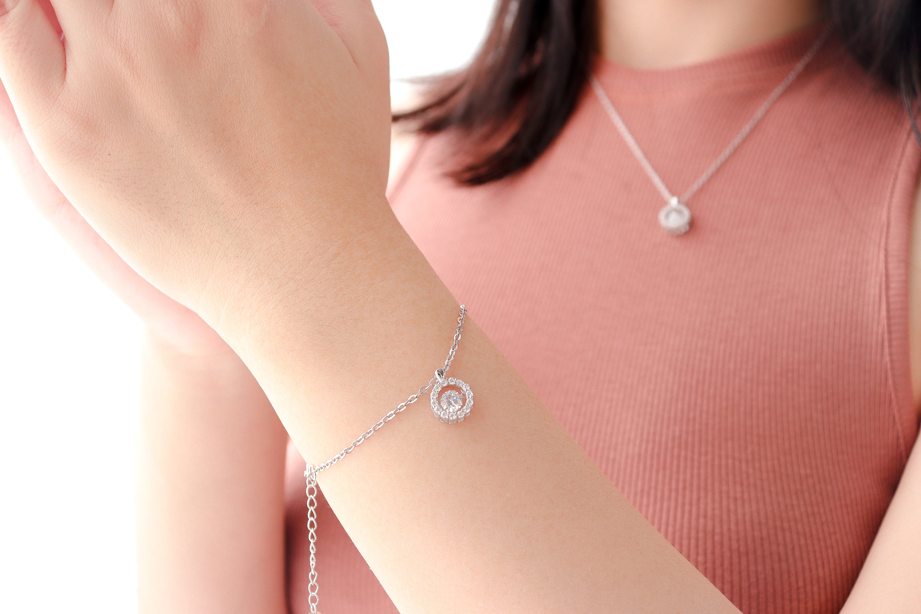 I Valor Dancing Silver 925 Necklace