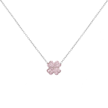 Four Leaf Clover Silver 925 Necklace