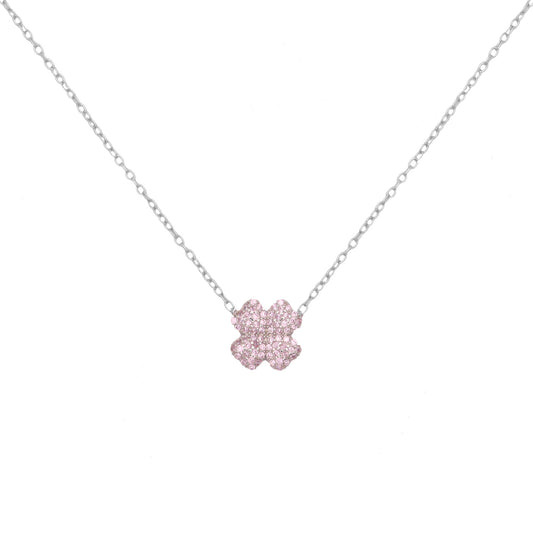 Four Leaf Clover Silver 925 Necklace