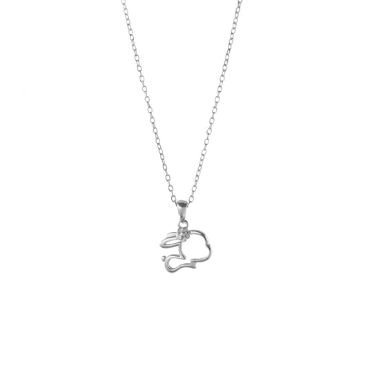 Bunny Silver 925 Necklace