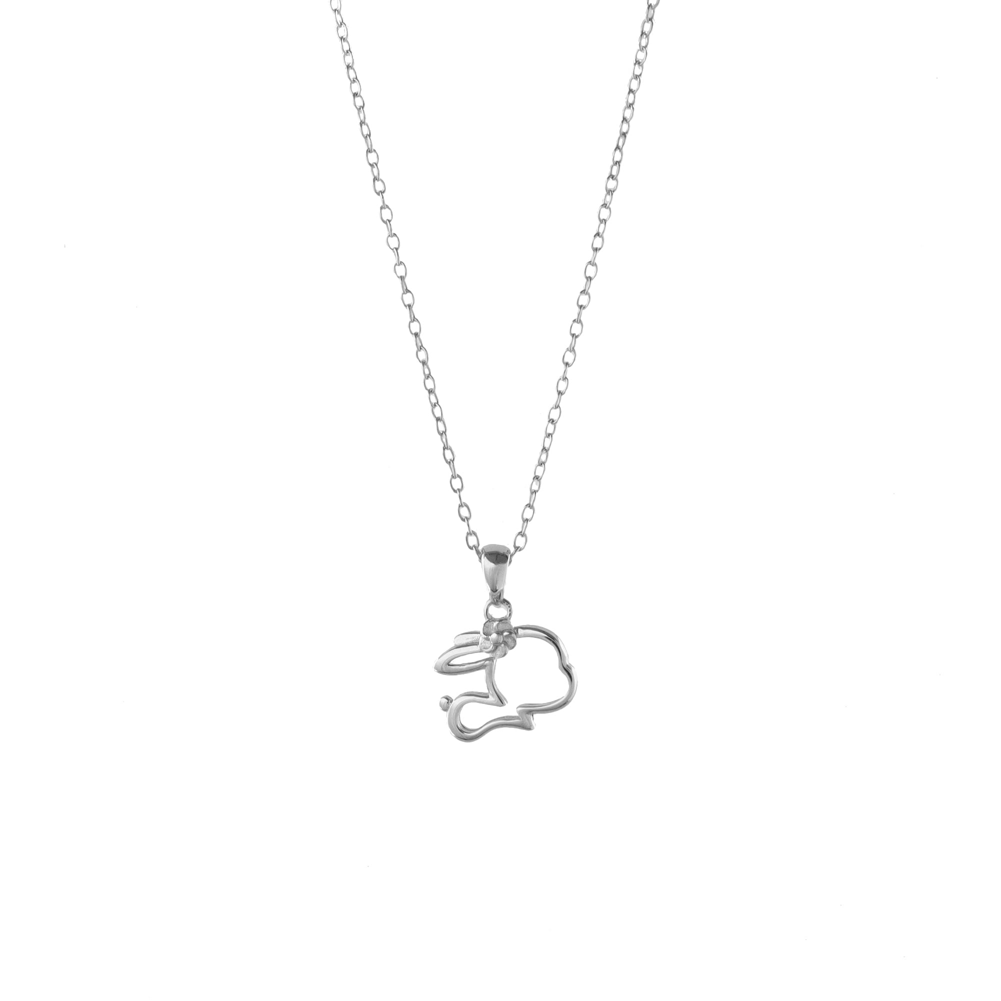 Bunny Silver 925 Necklace