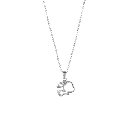Bunny Silver 925 Necklace