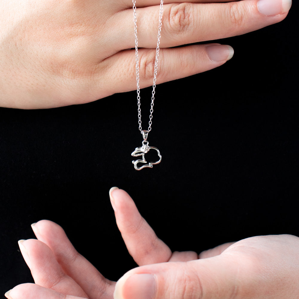 Bunny Silver 925 Necklace