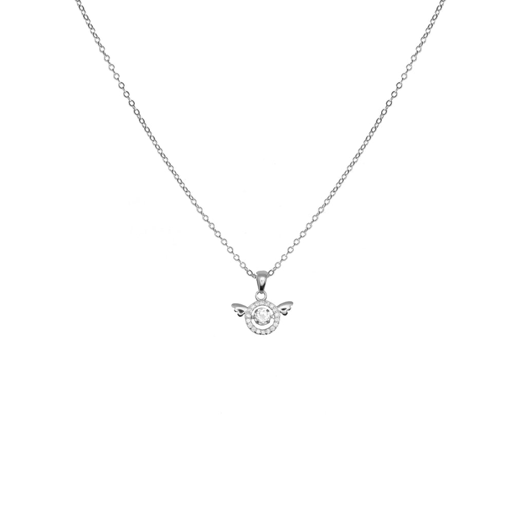 Angels Wings Dancing Silver 925 Necklace
