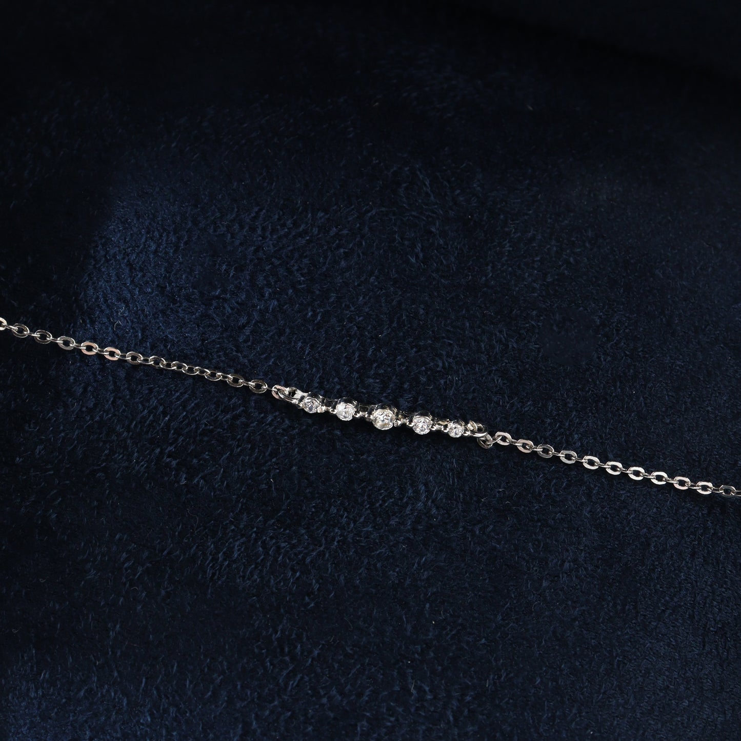 Silver 925 Cubic Bar Bracelet