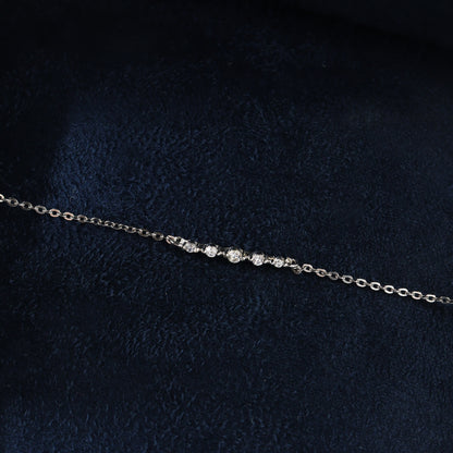Silver 925 Cubic Bar Bracelet