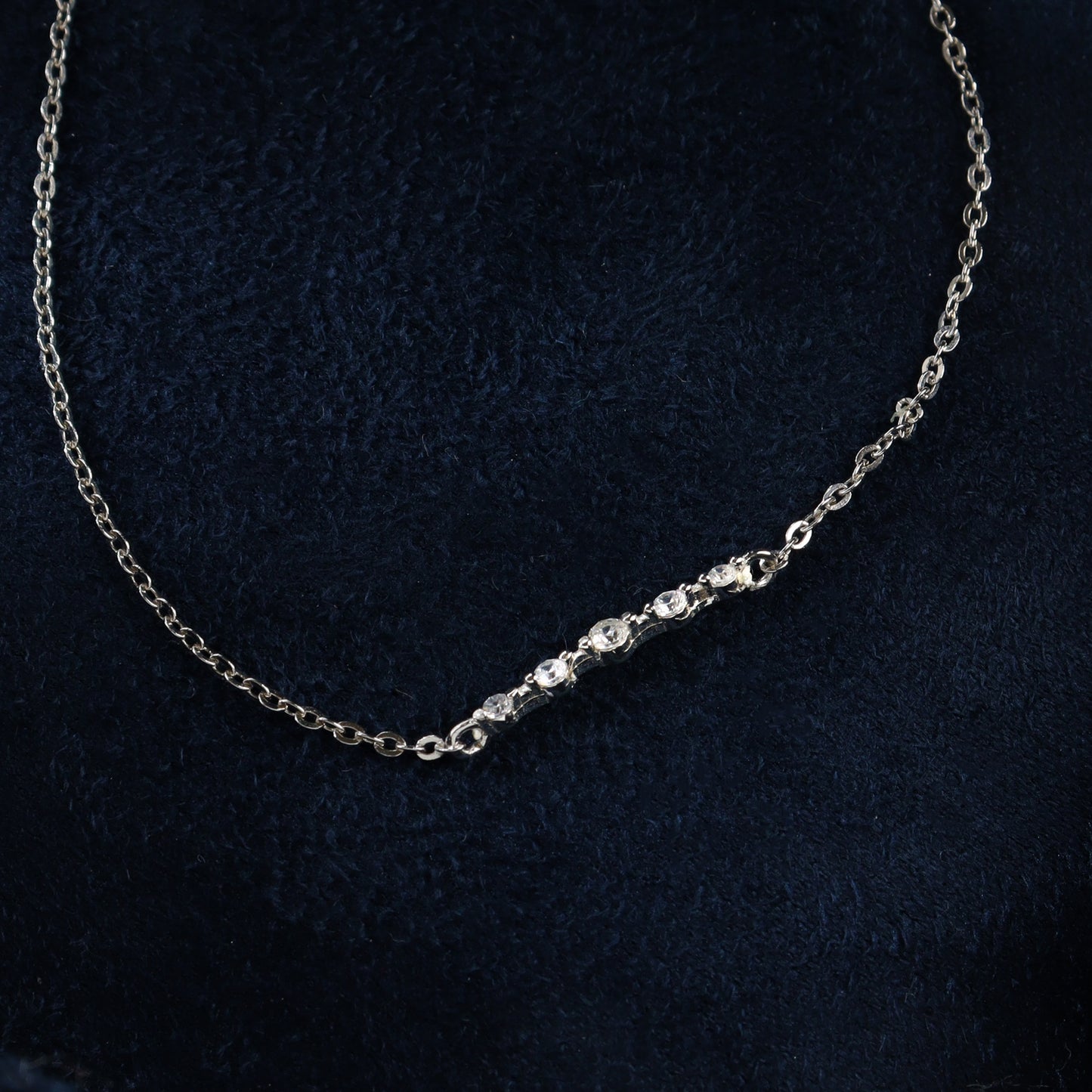 Silver 925 Cubic Bar Bracelet