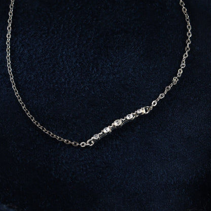 Silver 925 Cubic Bar Bracelet