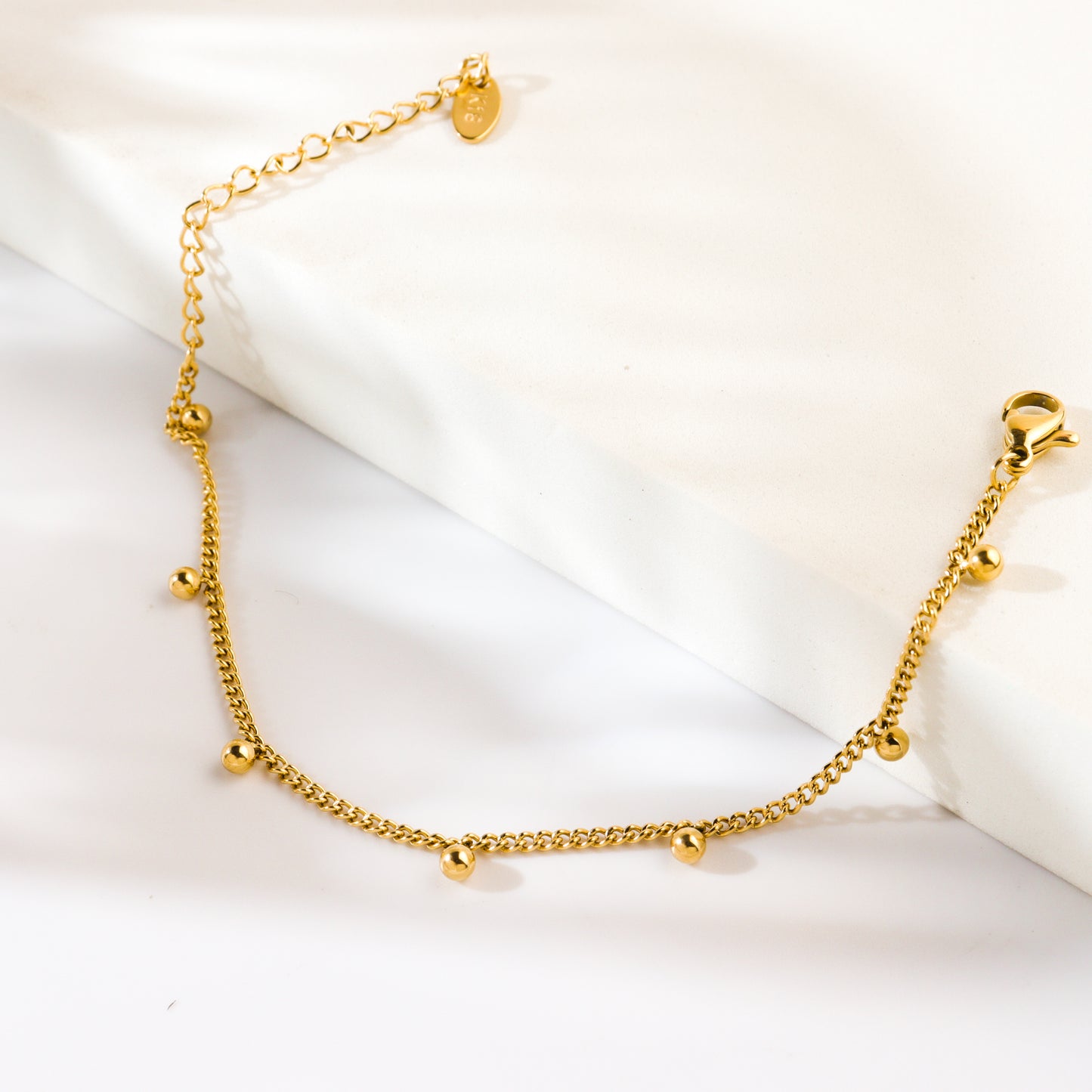 Multi Bead Gold Bracelet