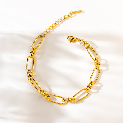 Tie The Knot Gold Bracelet